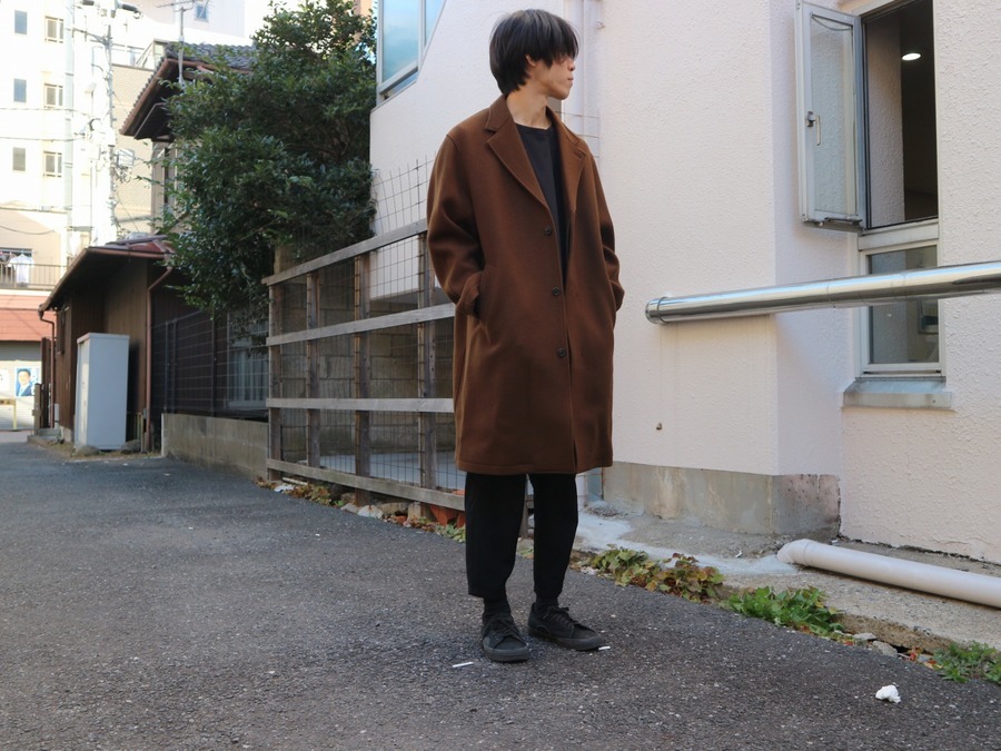 STEVEN ALAN/スティーブンアラン】 100S MELTON CHESTER COAT 入荷