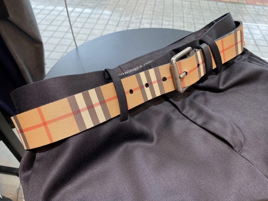 BURBERRY LONDON/バーバリーロンドン】ノヴァチェックベルトが入荷致し