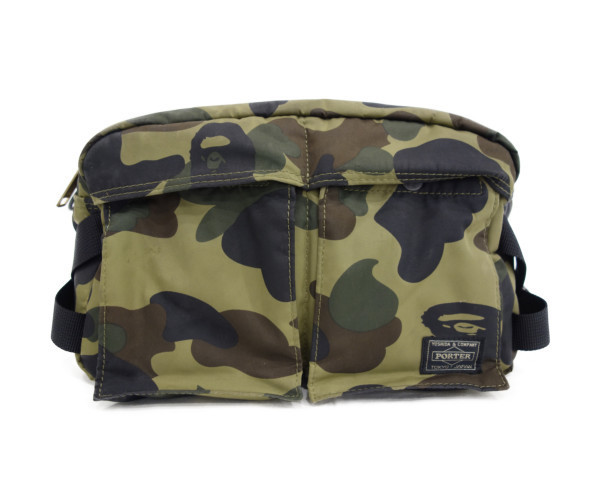 PORTER×A BATHING APE/ポーター×アベイシングエイプ】ウエストバッグが