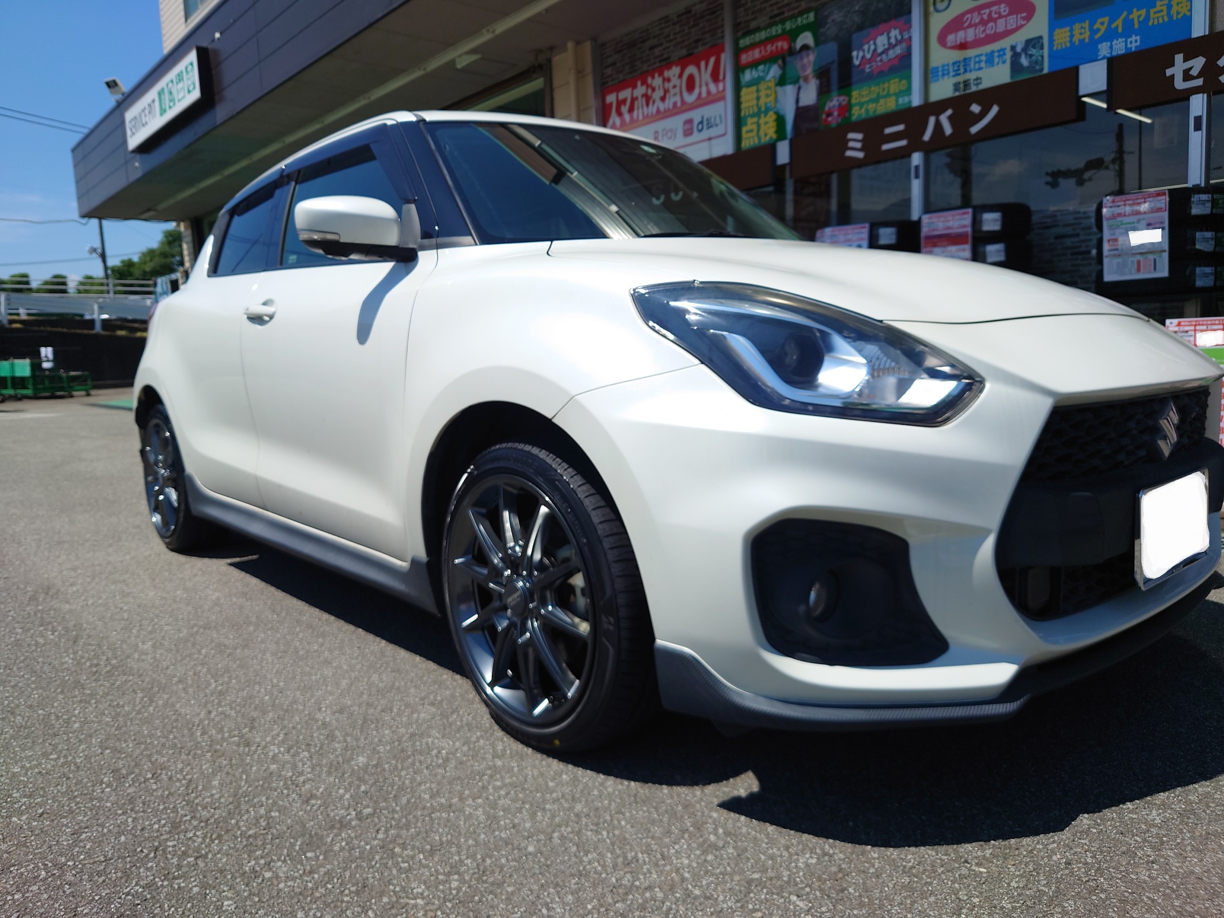 ZC33Sスイフトスポーツ タイヤホイールセット MIDホイールズ(マルカ