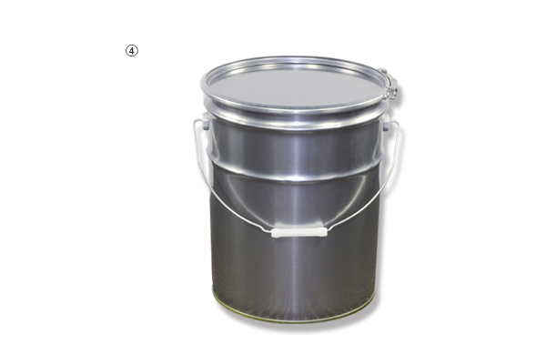 ニス引きペール缶 20L （フタ+バンドのみ）｜高翔オンラインストア