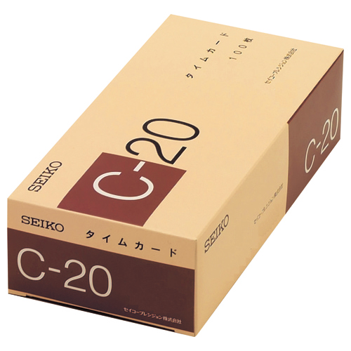 たのめーる】セイコーソリューションズ セイコー用タイムカード 20日締