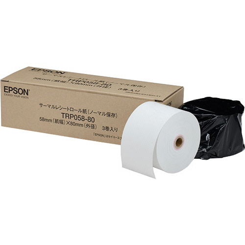 たのめーる】エプソン サーマルレシートロール紙 ノーマル保存 幅58