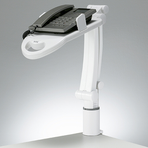 たのめーる】TANOSEE テレホンスタンドフレックス ホワイト 1台の通販