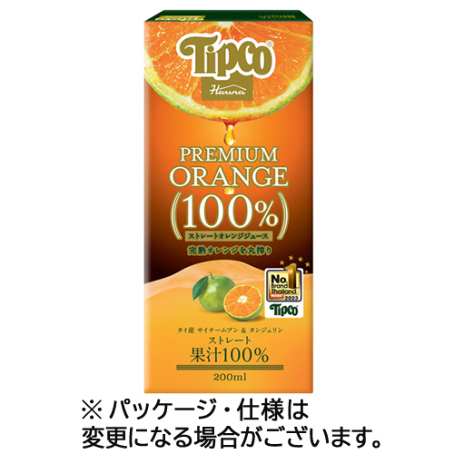 たのめーる】ハルナプロデュース Tipco 100%ジュース プレミアム