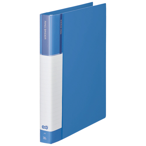 たのめーる】TANOSEE 30穴バインダー(PP表紙) A4タテ 80枚収容 背幅