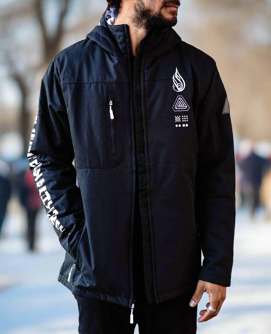 Data Obsidian Jacket by Kimi Takemura x Threyda - Threyda Art and