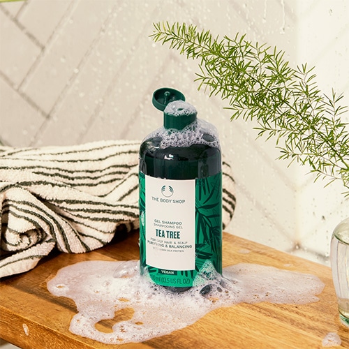 ティーツリー クリア＆バランシング シャンプー 400ml｜ THE BODY SHOP