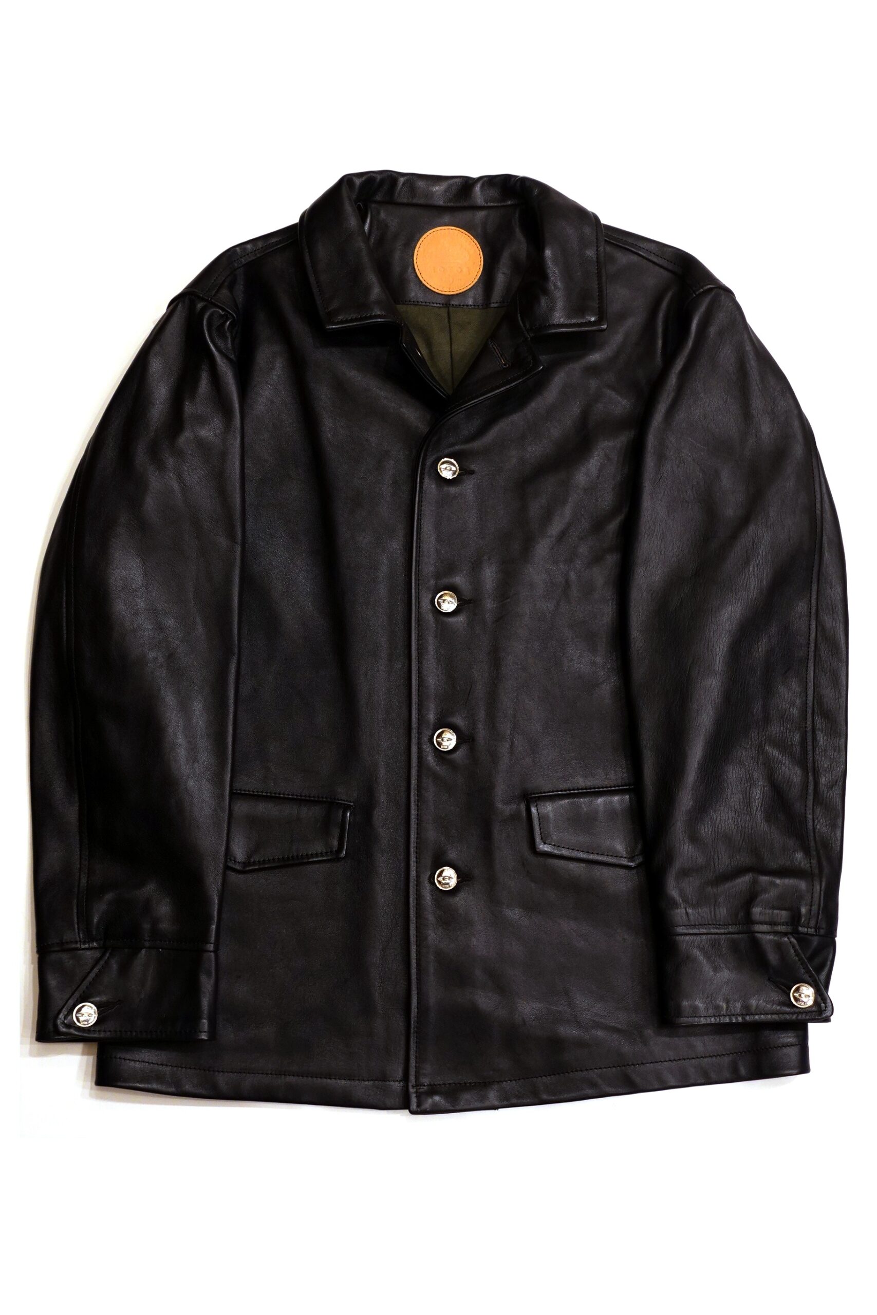 MOTO(モト) ITALIAN HORSE LEATHER CAR COAT #MOTO-01 / BLACK