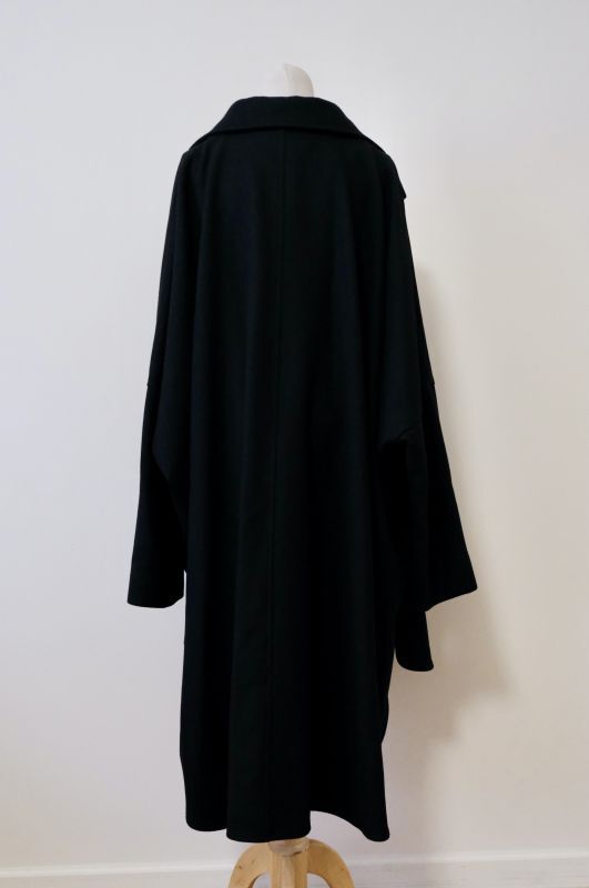 JUHA (ユハ）OVERSIZED PONCHO COAT black - The Galaxy Harmony!!!!