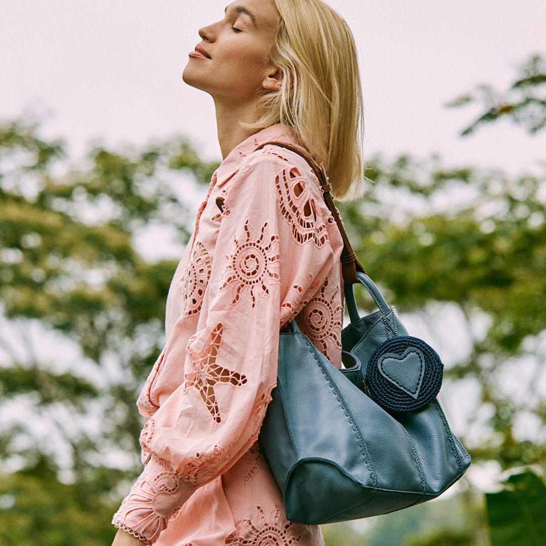 Los Feliz Mini Crossbody Bag in Tobacco Suede – The Sak