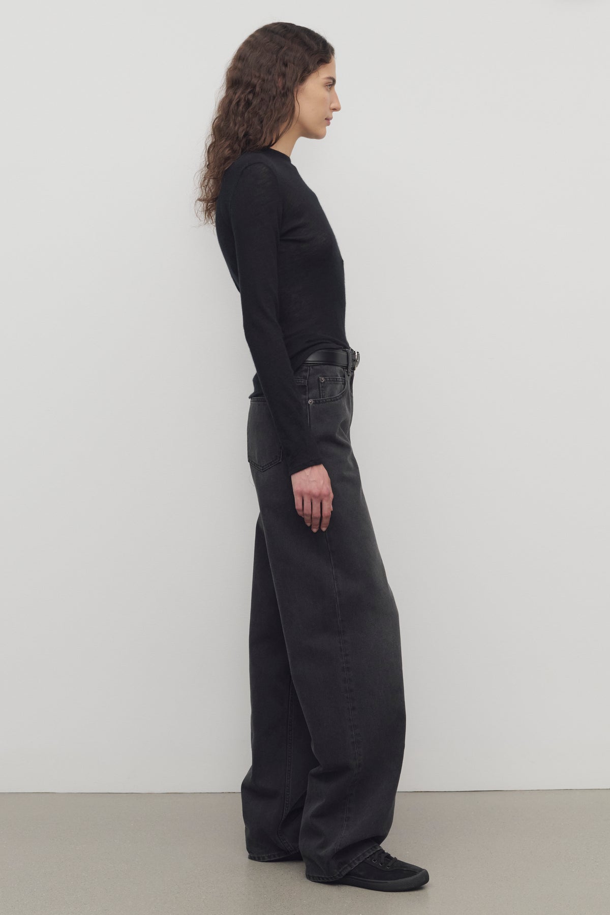 Clairコットンジーンズ Black – The Row