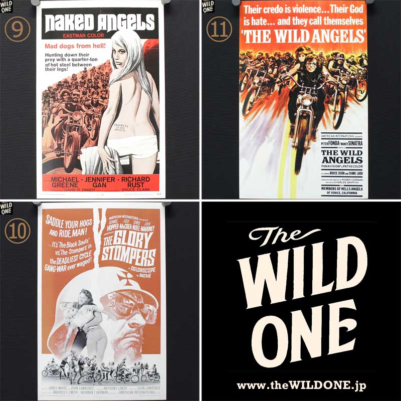 オールドバイカームービーポスター【⑤HELLS ANGELS ON WHEELS