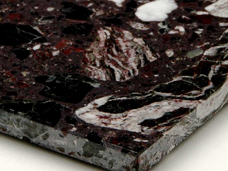 人造大理石 ロッソレバンド 400角 本磨き仕上げ (メーカー:KUF)_限定品