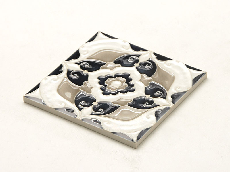 マジョリカタイル 150角 ブルー系 Aレリーフ 53026SMM | タイルライフ