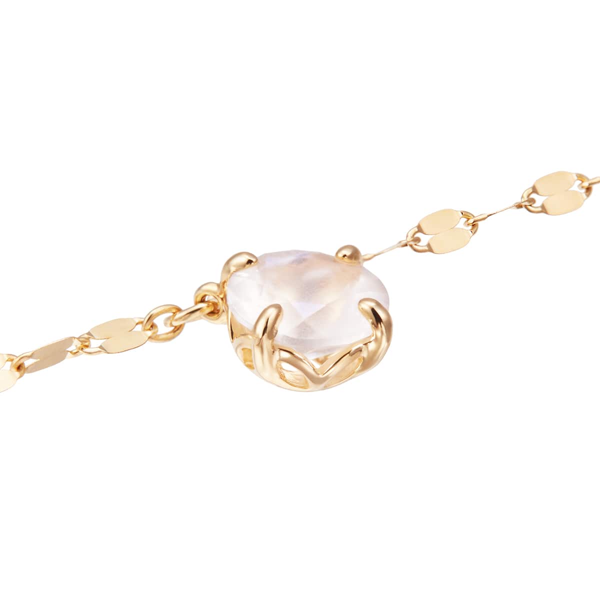 TSUTSUMI ブルームーンストーンペタルブレスレットk10 TSUTSUMI ブルー