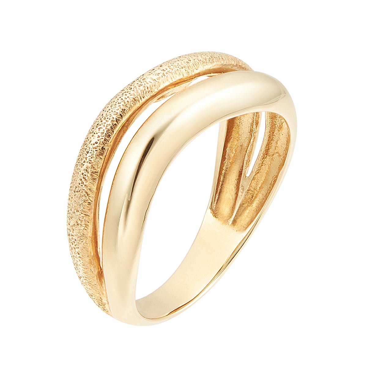 K10イエローゴールドリング（ピンキーリング）(RFR049-002)|TSUTSUMI