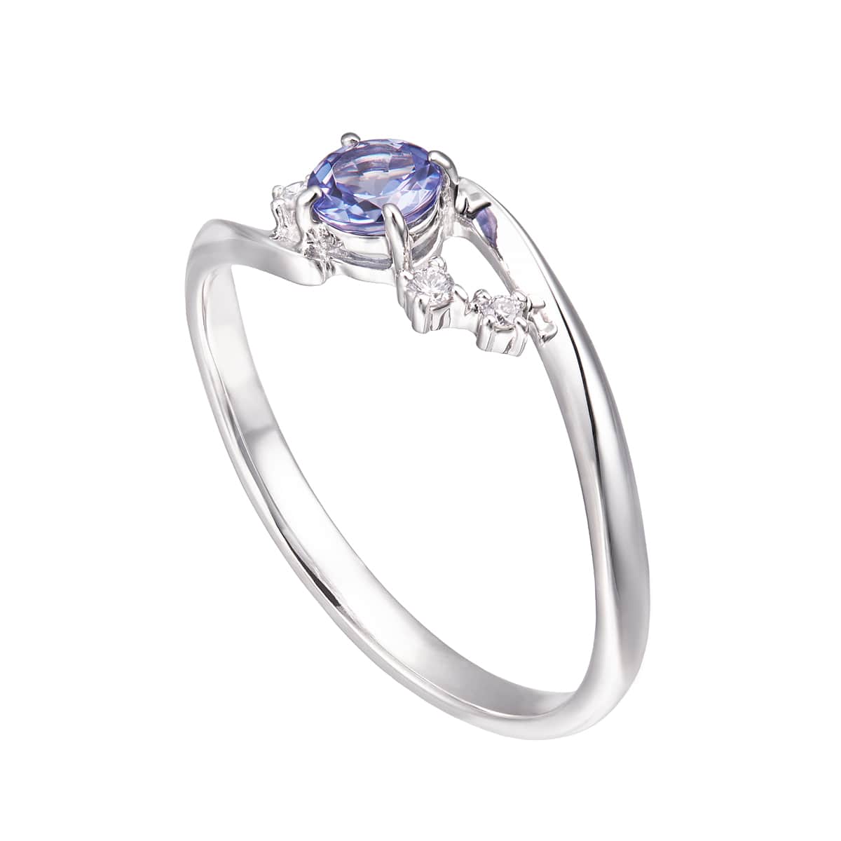 K10ホワイトゴールドタンザナイトリング(RFR220-002)|TSUTSUMI