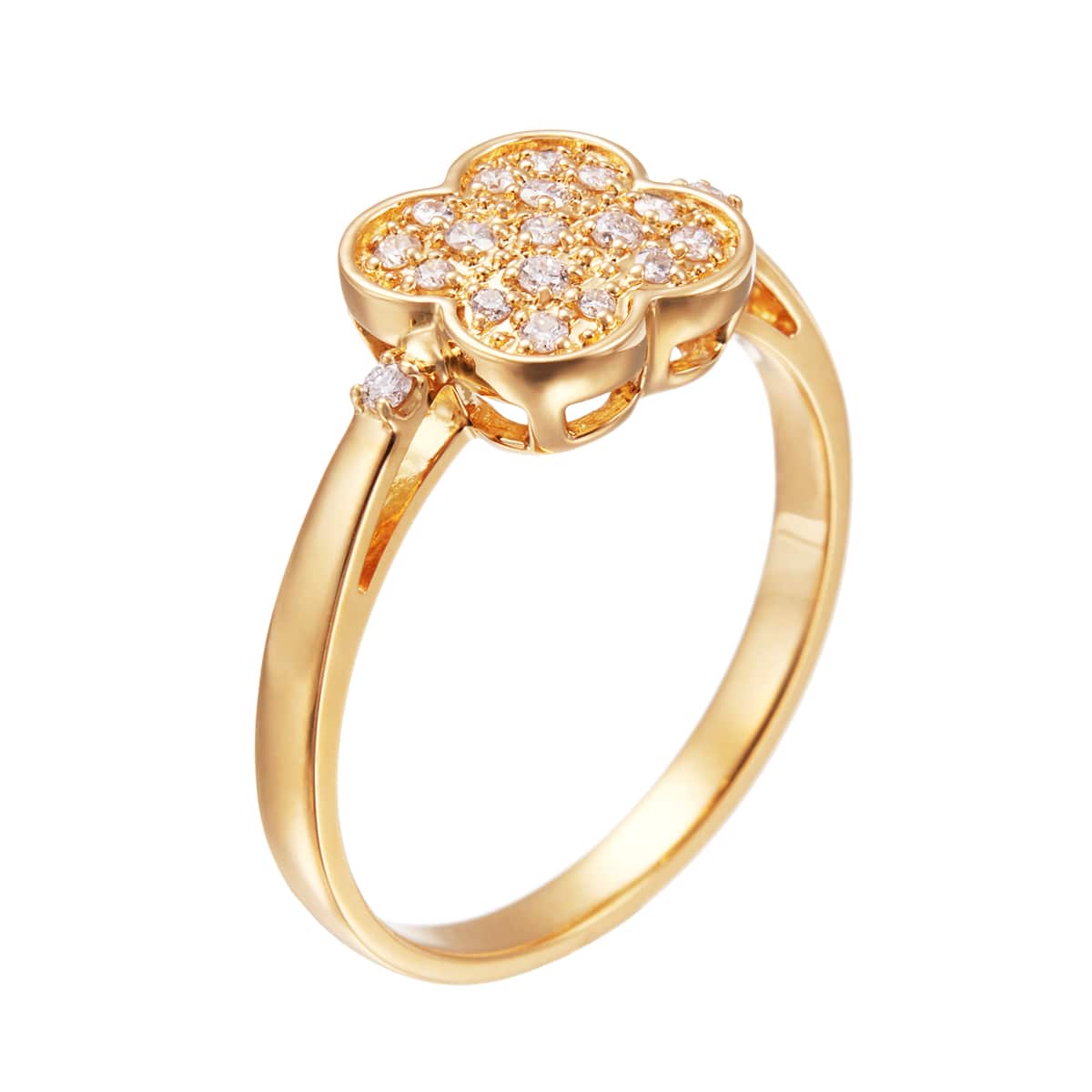 K18イエローゴールドダイヤモンドリング(RFR886-001)|TSUTSUMI