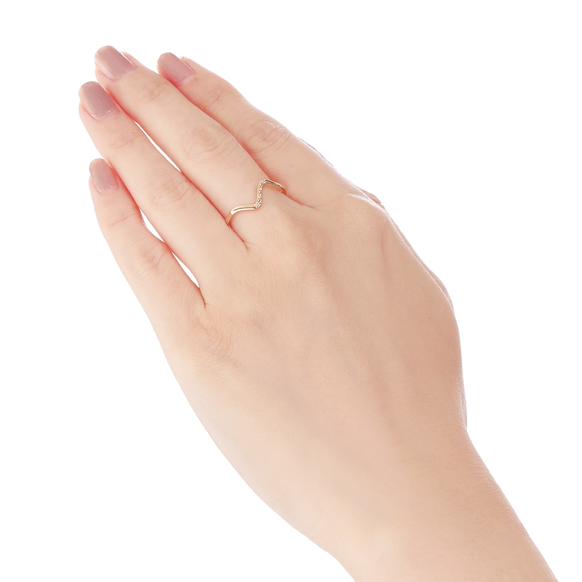 K10イエローゴールドダイヤモンドリング(RFR762-001)|TSUTSUMI