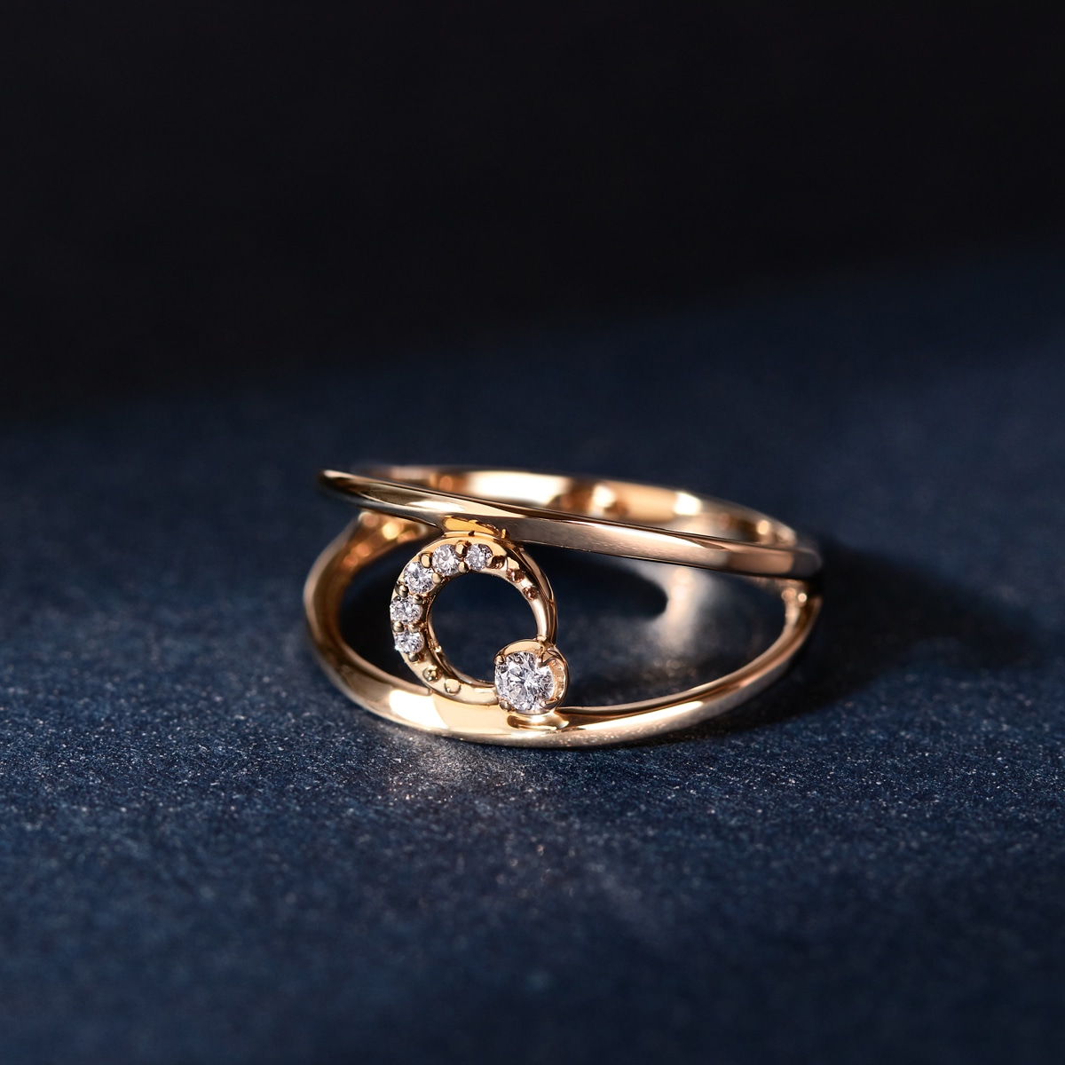 K18イエローゴールドダイヤモンドリング(RFR321-002)|TSUTSUMI