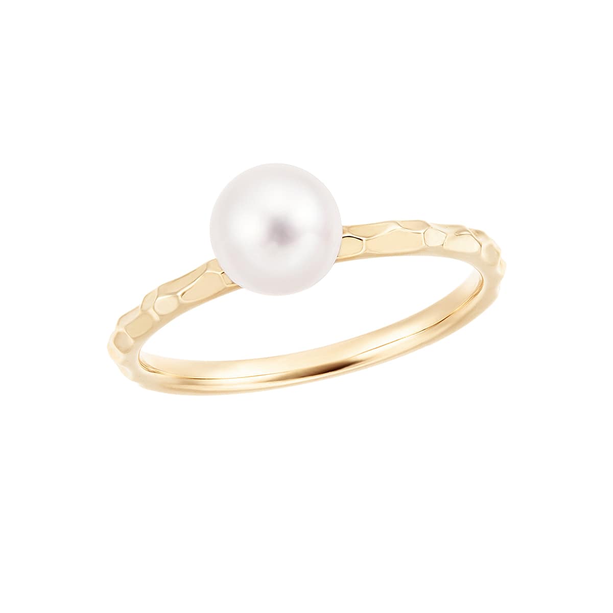 K10イエローゴールドアコヤ真珠リング（6.5mm)(RFR422-001)|TSUTSUMI