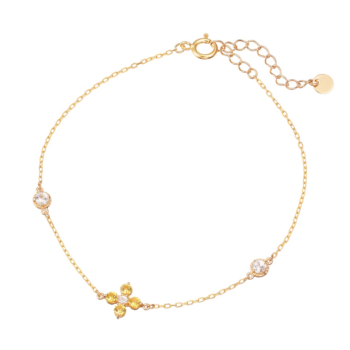 K10イエローゴールド/K10ホワイトゴールドイエローサファイア