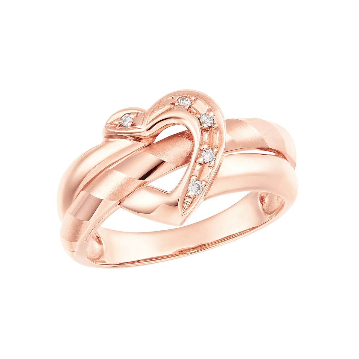 K10ピンクゴールドダイヤモンドリング(RFR283-002)|TSUTSUMI