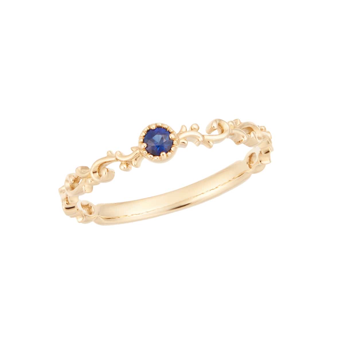 K10ホワイトゴールドサファイアリング(RFR532-002)|TSUTSUMI