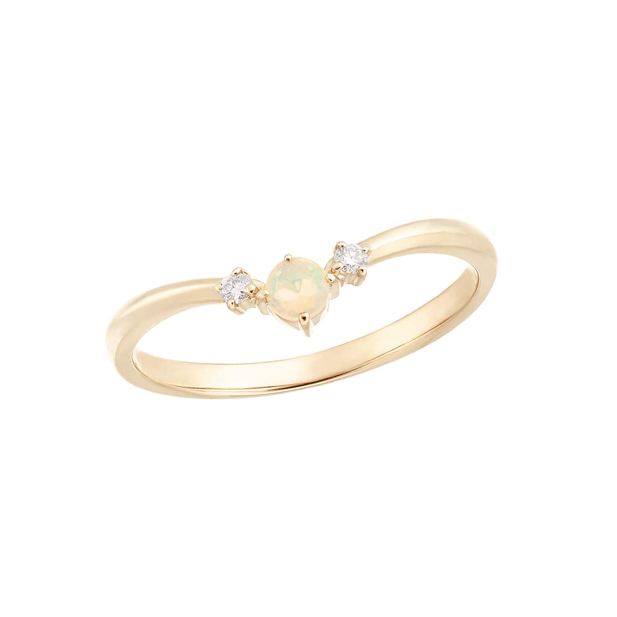 K10イエローゴールドオパールリング(RFR385-002)|TSUTSUMI（ジュエリー