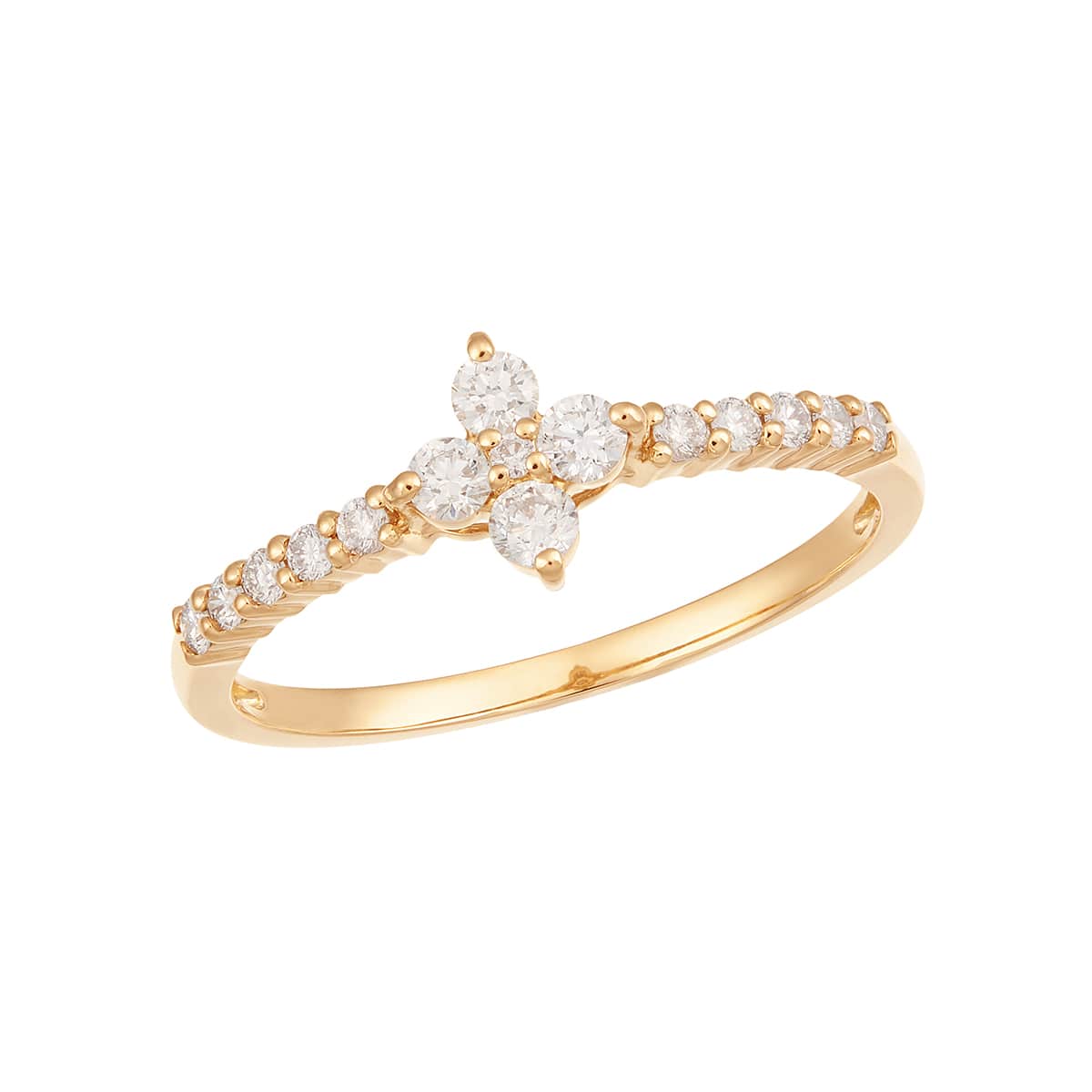 K18イエローゴールドダイヤモンドリング(RFR326-002)|TSUTSUMI