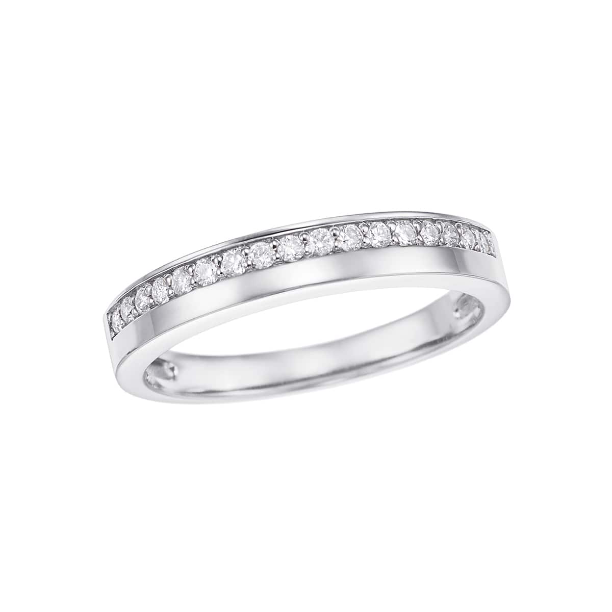 K18ホワイトゴールドダイヤモンドリング(RFR338-001)|TSUTSUMI