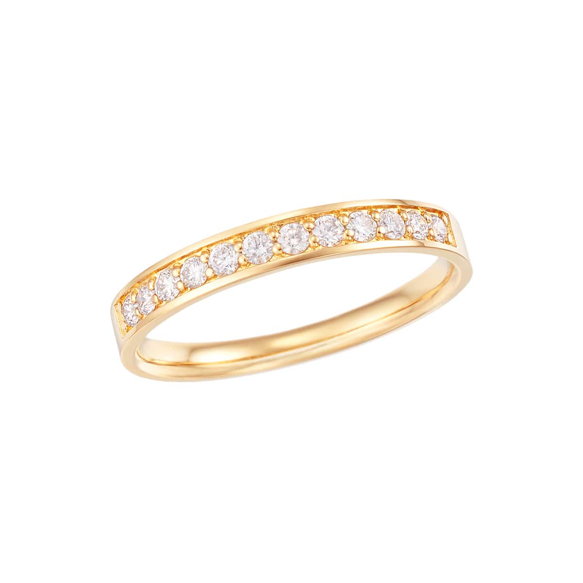 K18イエローゴールドダイヤモンドリング(RFR074-002)|TSUTSUMI