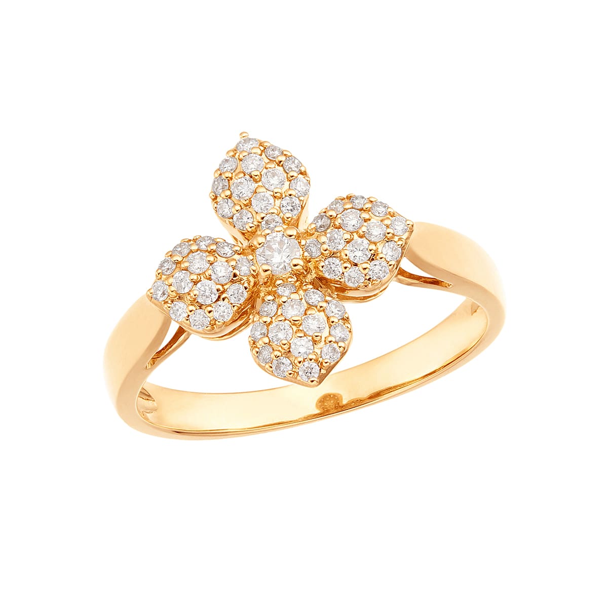 K18イエローゴールドダイヤモンドリング(RFR670-002)|TSUTSUMI