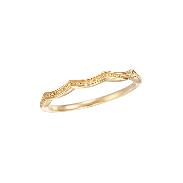 K10ホワイトゴールドリング（ピンキーリング）(RFR263-001)|TSUTSUMI