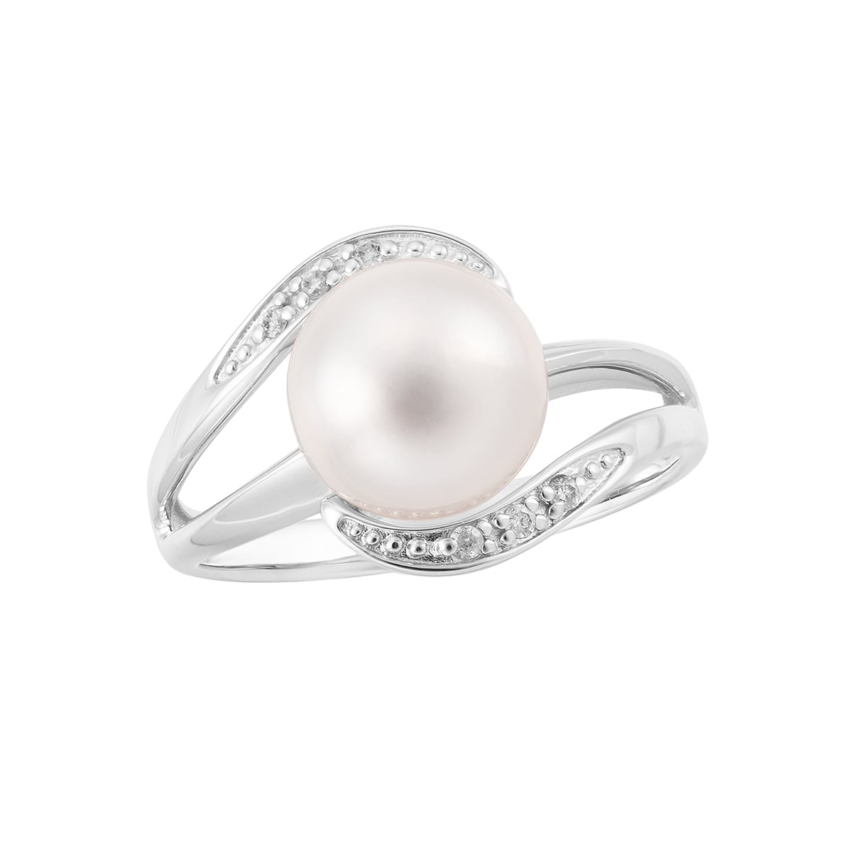 K14ホワイトゴールドアコヤ真珠リング（8.5mm）(RFR832-002)|TSUTSUMI