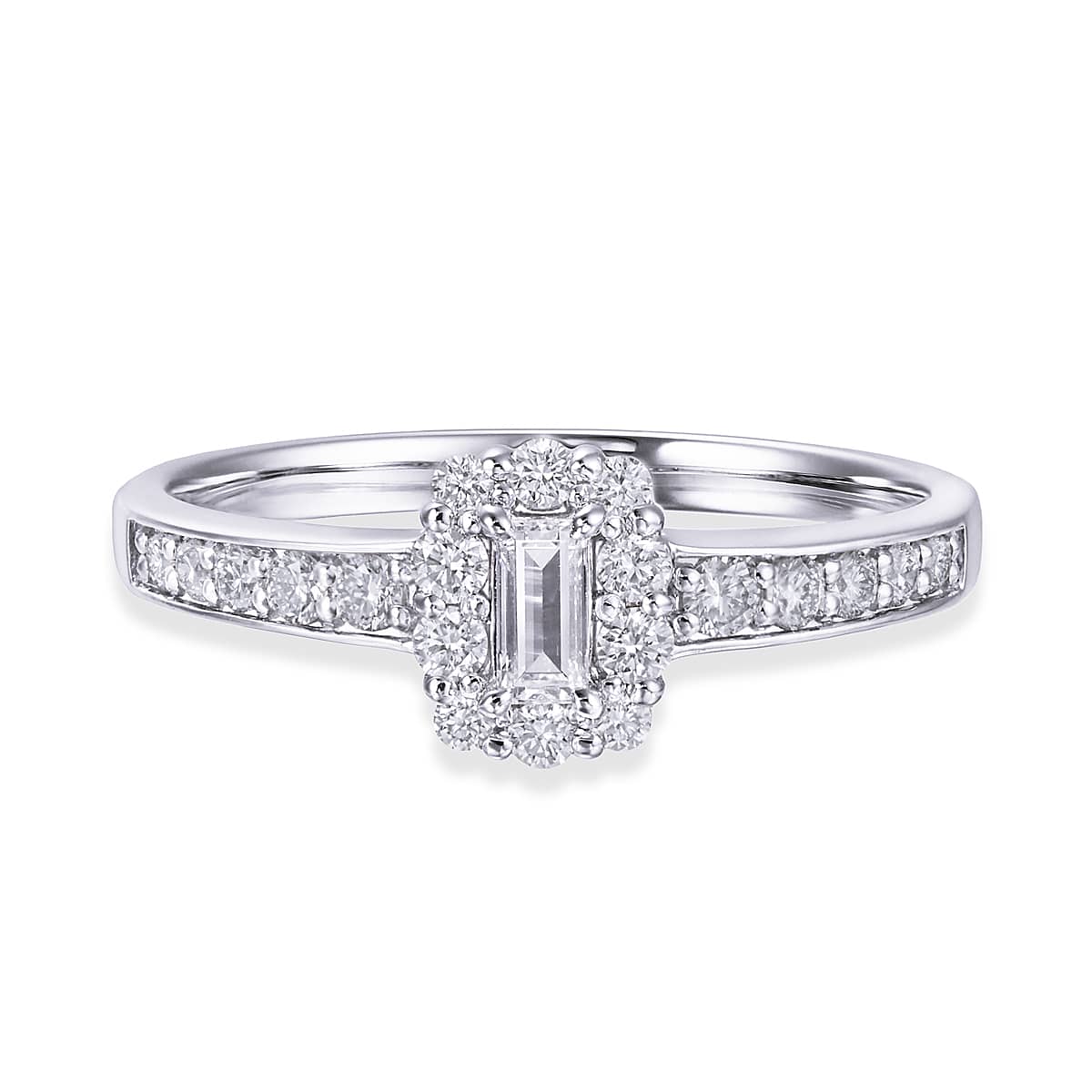 プラチナ鑑定書付ダイヤモンドリング（0.1カラット）(RKR390)|TSUTSUMI