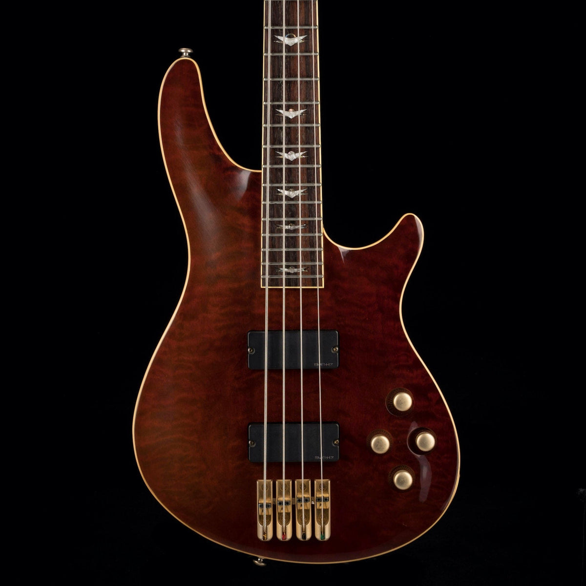 Pre Owned Schecter Diamond Series Made in Korea C-4 Bass Crimson