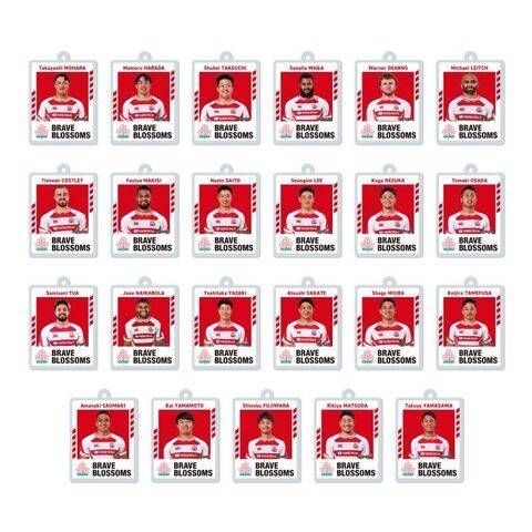 ジャスティス】ラグビー日本代表 アクリルキーホルダー(シークレット