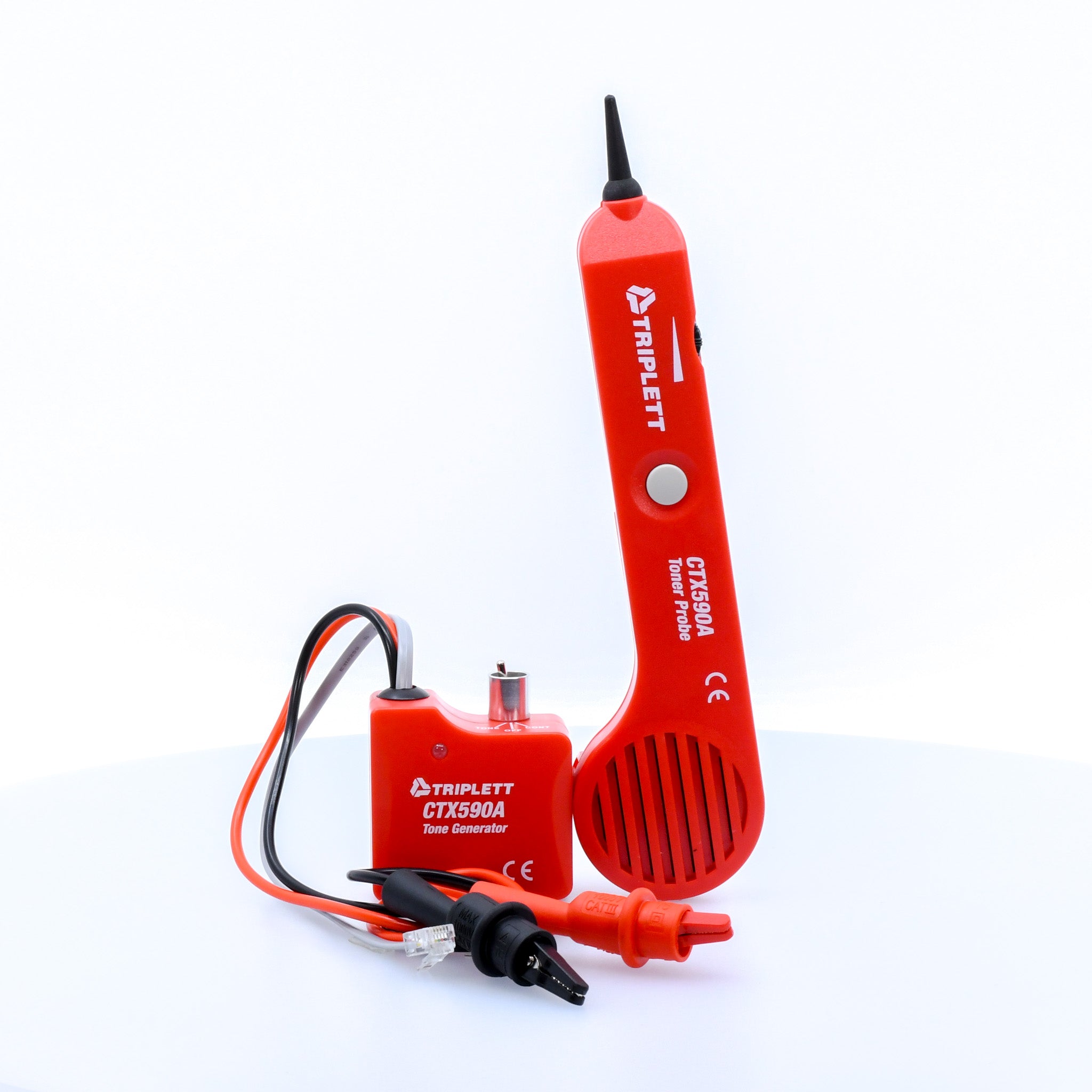 Wire Locator Kit with Inductive Toner Probe and Tone Generator