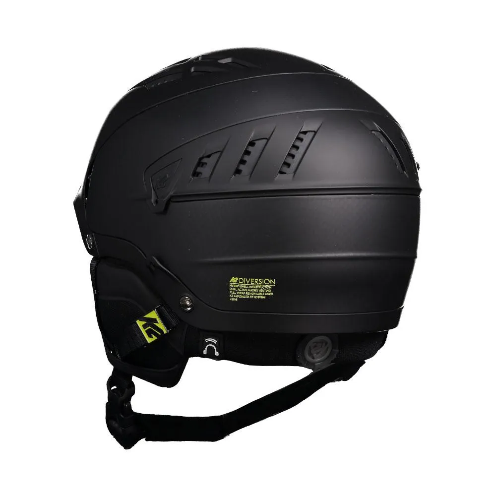 K2 Diversion helmet Black | Snowinn