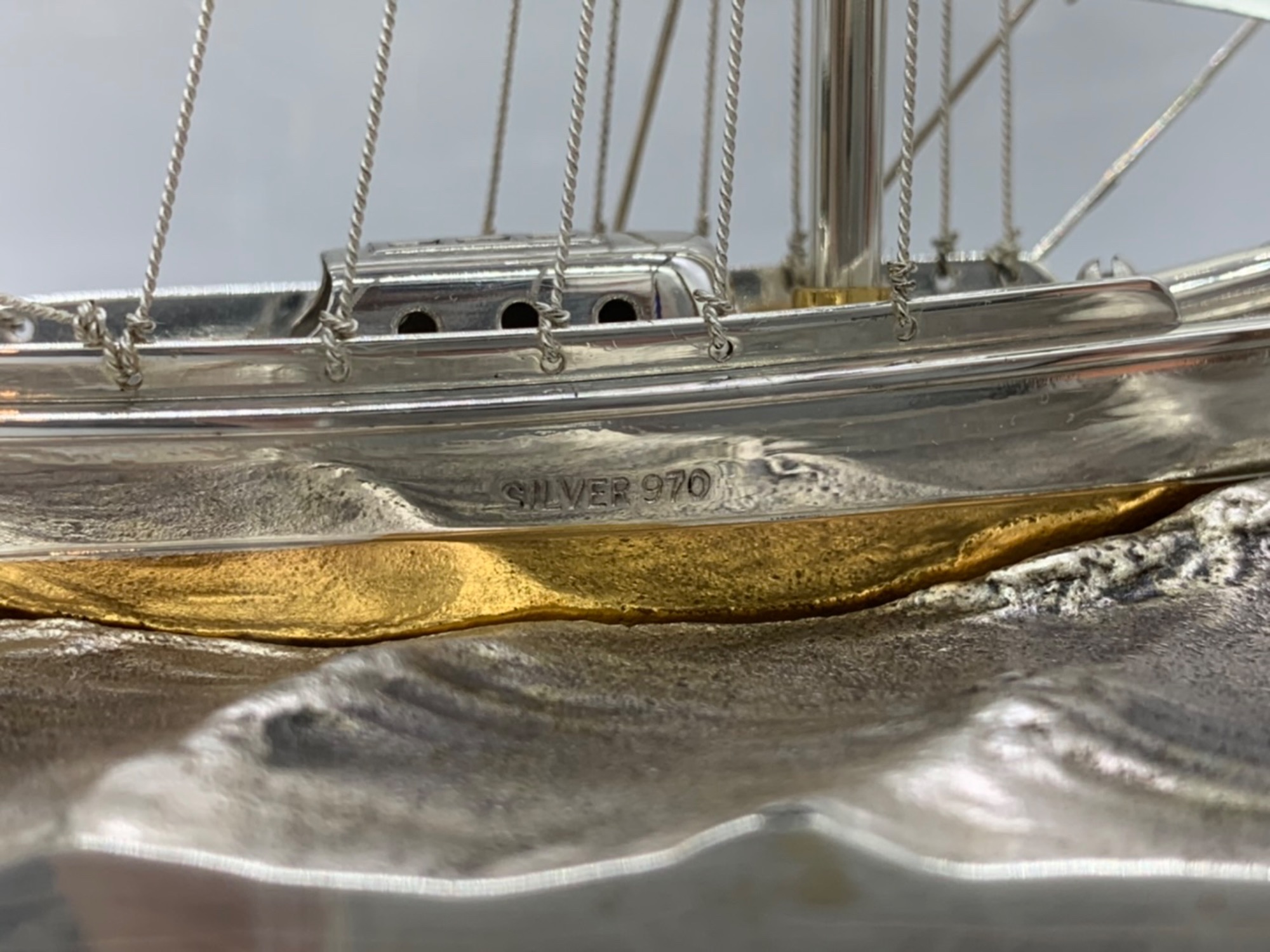 銀(SILVER970刻印) 帆船の置物が買取入荷致しました！ ｜2022年11月11