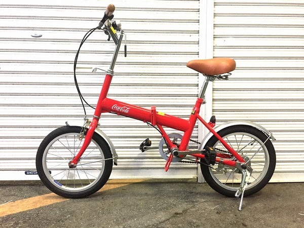 真っ赤でキレイ！コカコーラの折りたたみ自転車！｜2019年05月13日