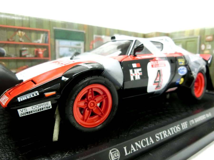 京商1/18 ランチア ストラトス ラリー (ピレリ) '78 サンレモ No.4が