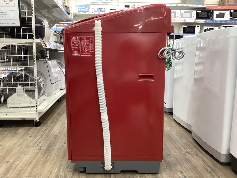 赤が印象的なAQUA(アクア)の洗濯機を買取入荷致しました！【愛知蟹江店
