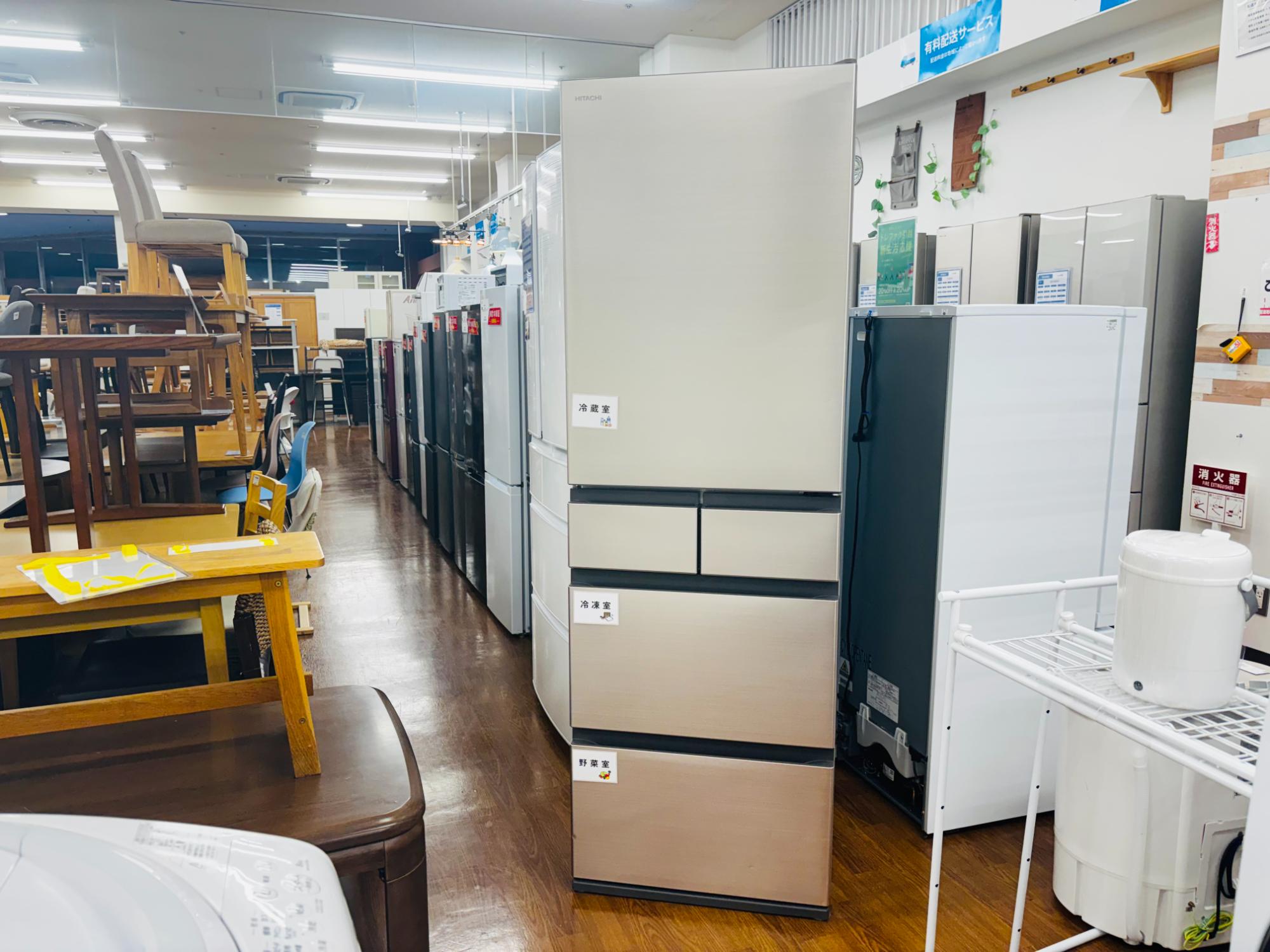 HITACHI 】 R-HWS47S 2023年製 冷蔵庫 5ドア冷蔵庫のご紹介！｜2026年