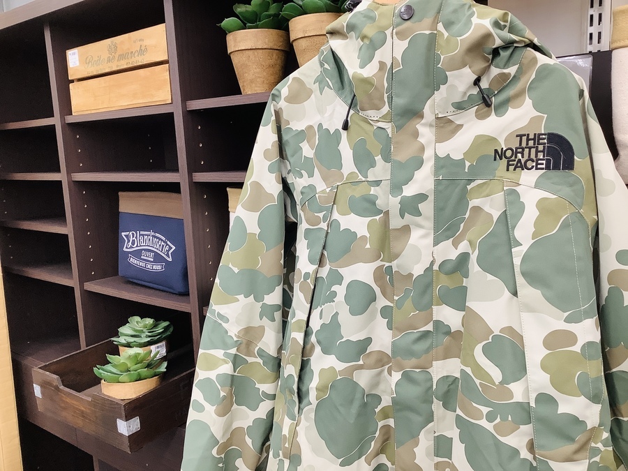 THE NORTH FACE/ノースフェイス】迷彩柄のマウンテンパーカー入荷しま
