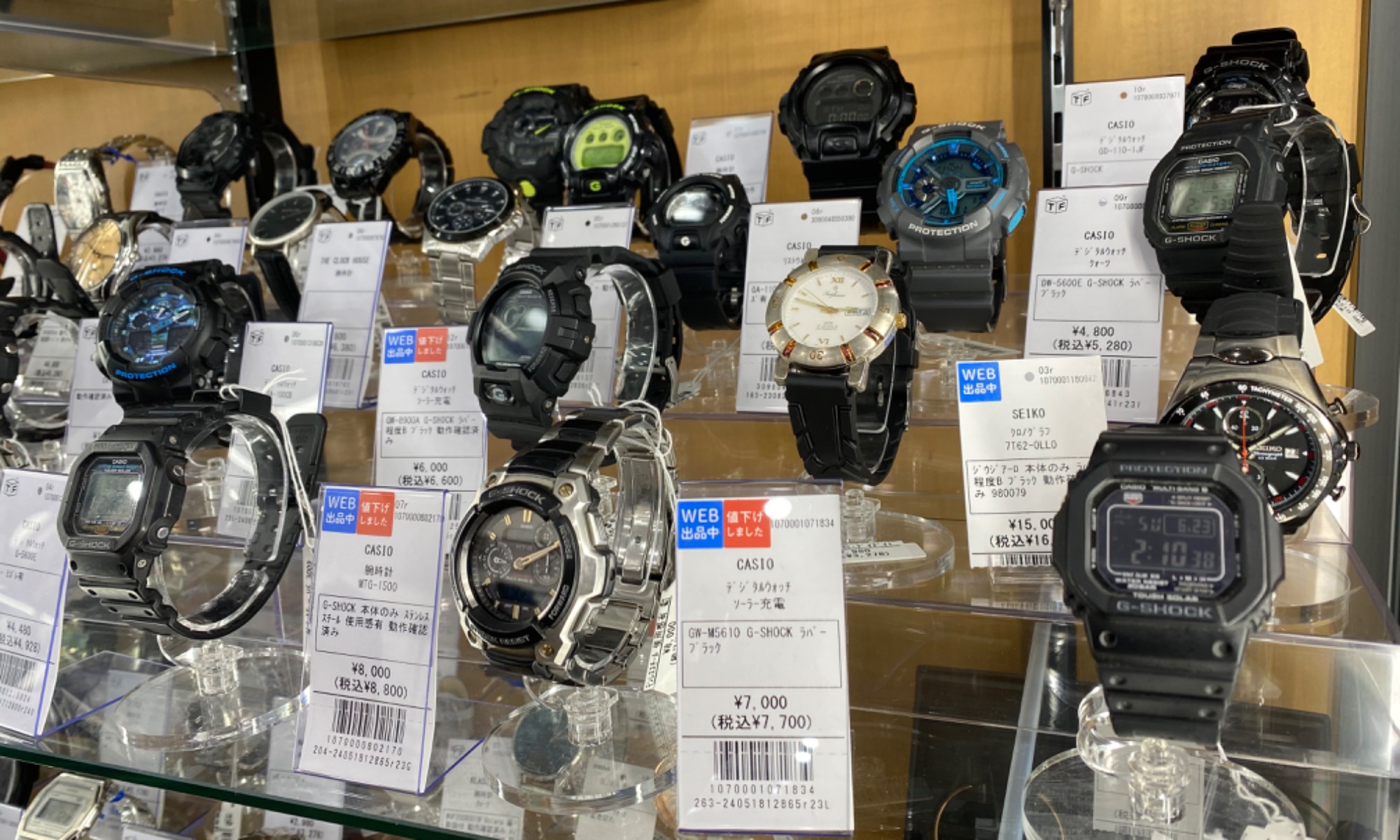 人気モデルG-SHOCKの腕時計の買取強化中です！！｜2024年06月24日