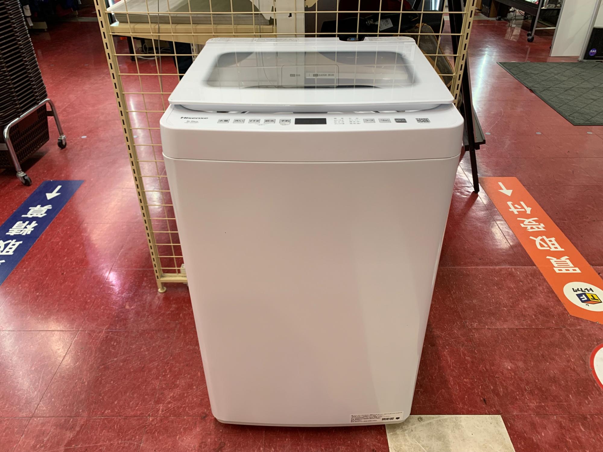 2025年製☆美品 ハイセンス 全自動電気洗濯機 HW-G55NJ1 HW-G55NJ1