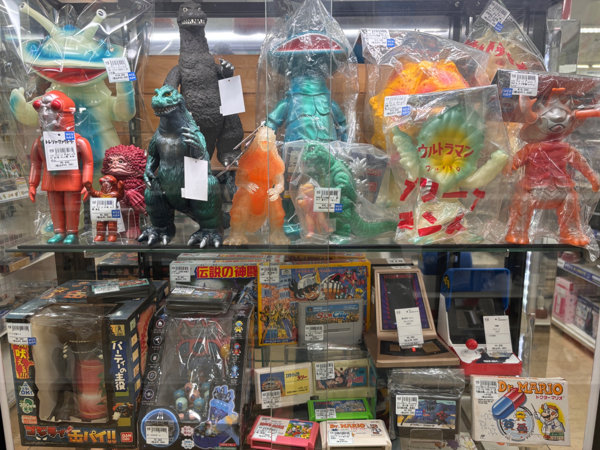 ソフビフィギュア、レトロゲームなどのレトロホビー買取強化中！【郡山